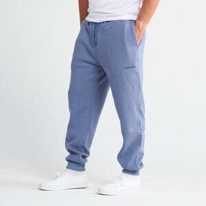Sparks Paws Sweatpants Unisex Slate Blue Tapered Pockets Stretch Elastic Waist